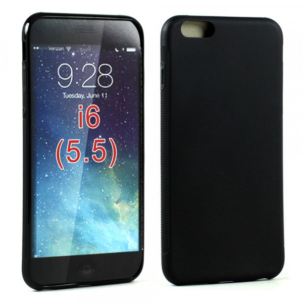 Wholesale Apple iPhone 6 Plus 5.5 TPU Gel Case (Black)